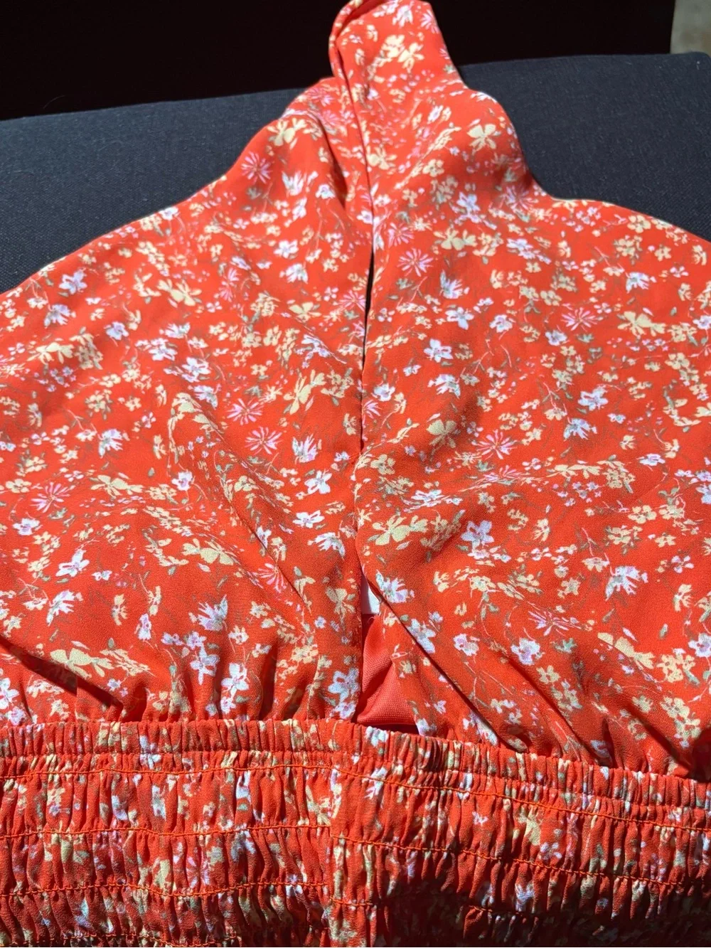 Ladies lined halter, size large